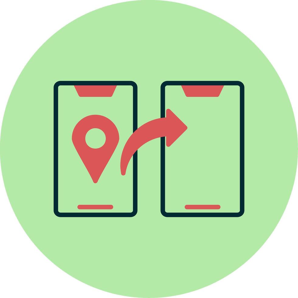 Share Location Vector Icon