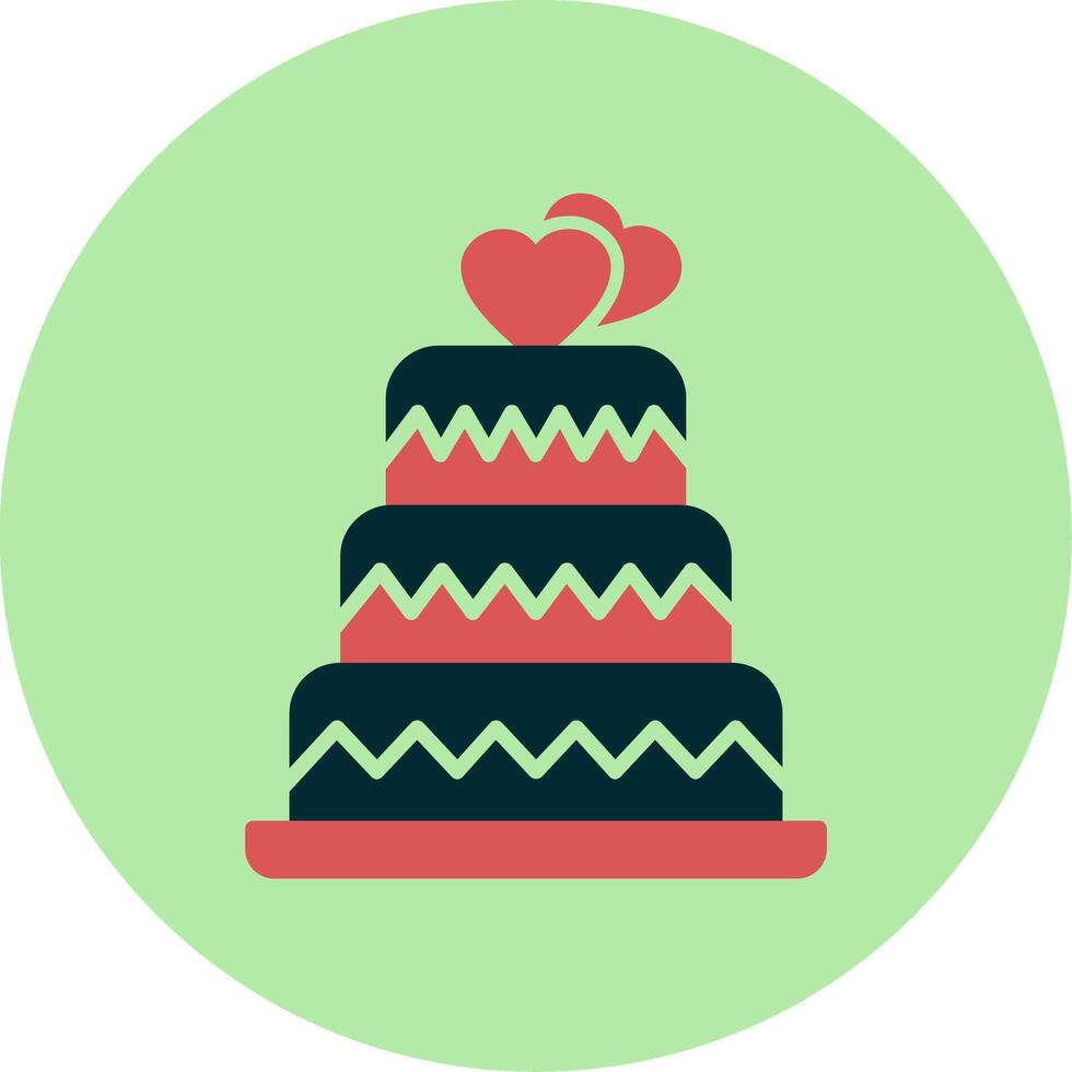 Wedding Cake Vector Icon