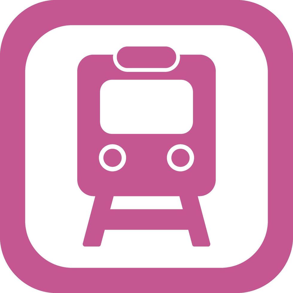 icono de vector de tren