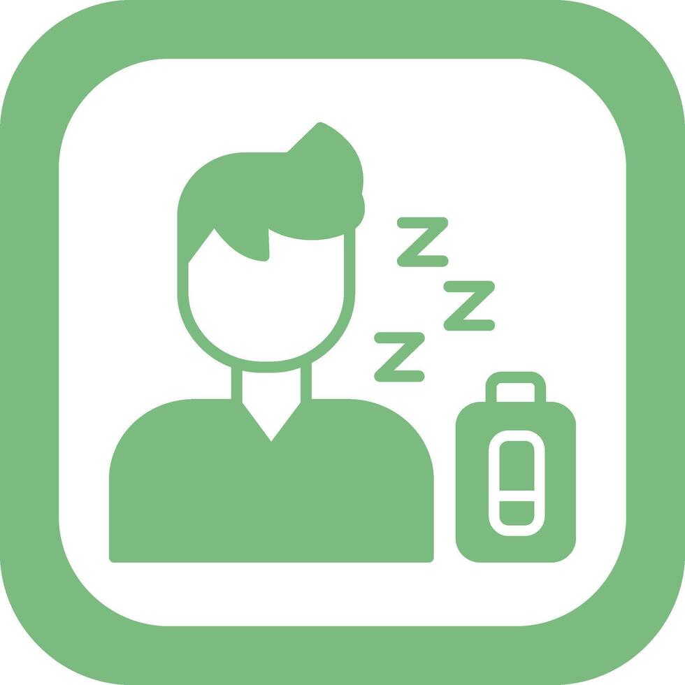 Tired Vector Icon