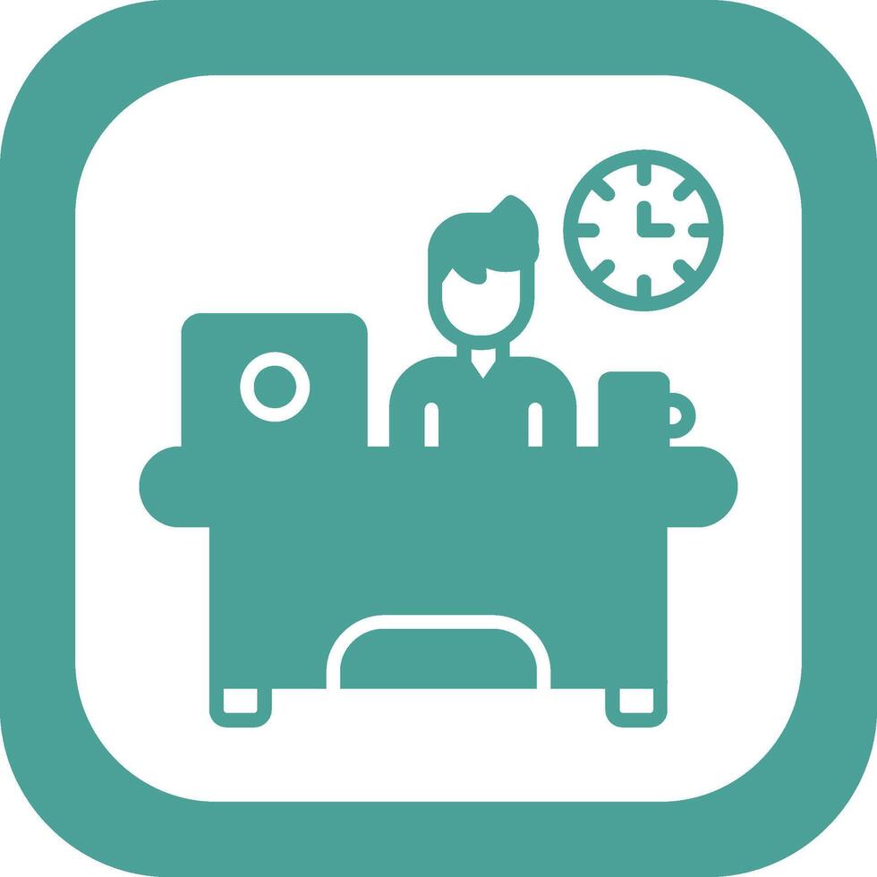 Workaholic Vector Icon