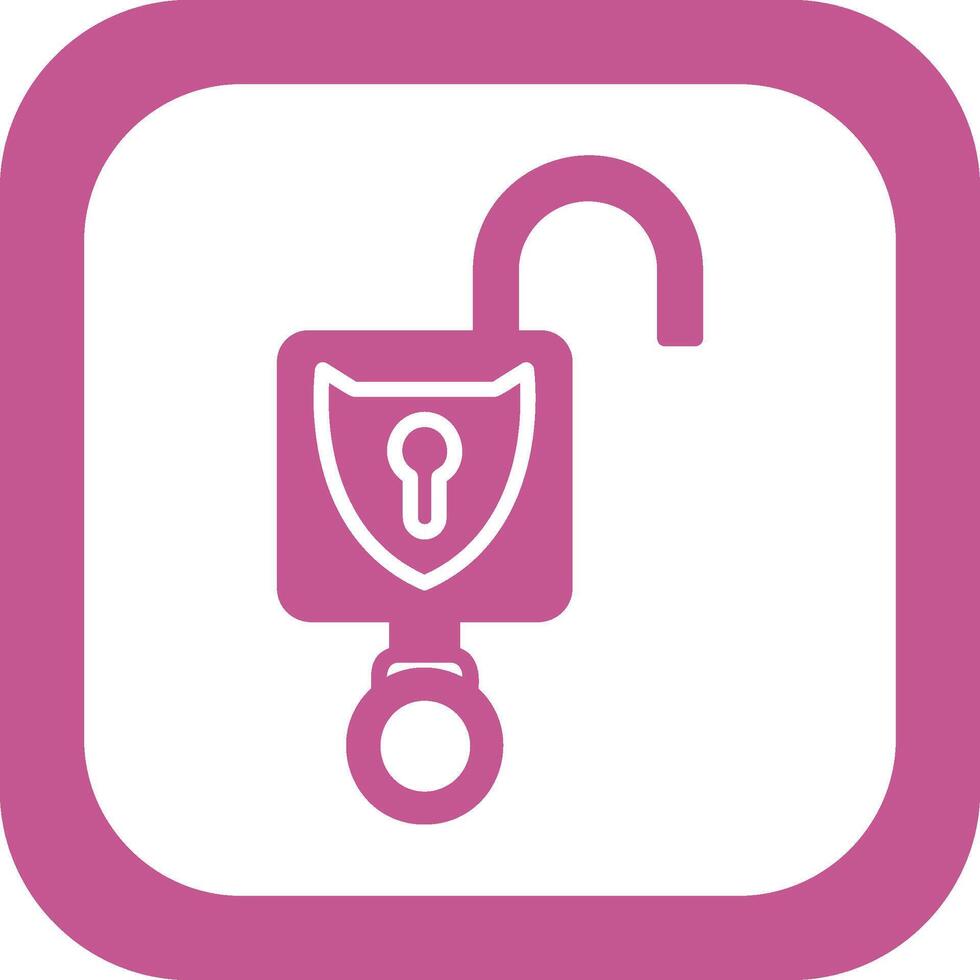 Open Padlock Vector Icon