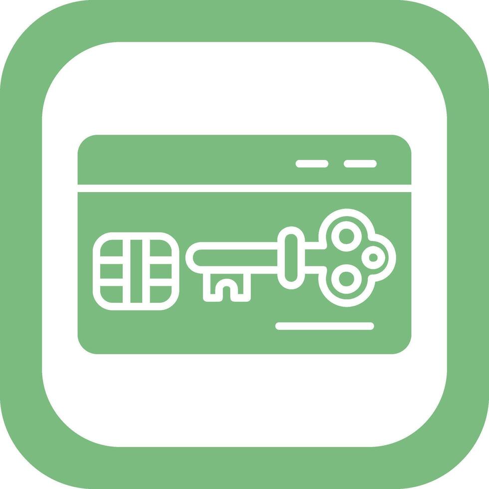 Key Card Vector Icon