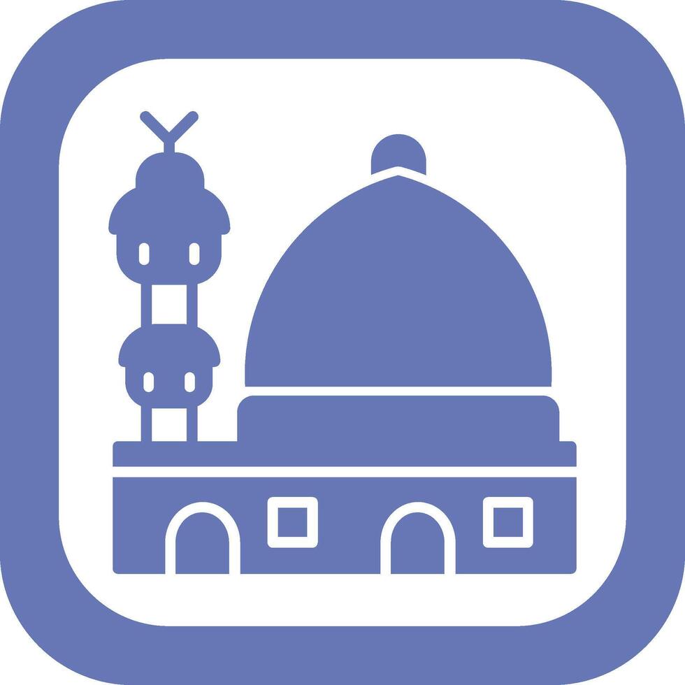 icono de vector de mezquita