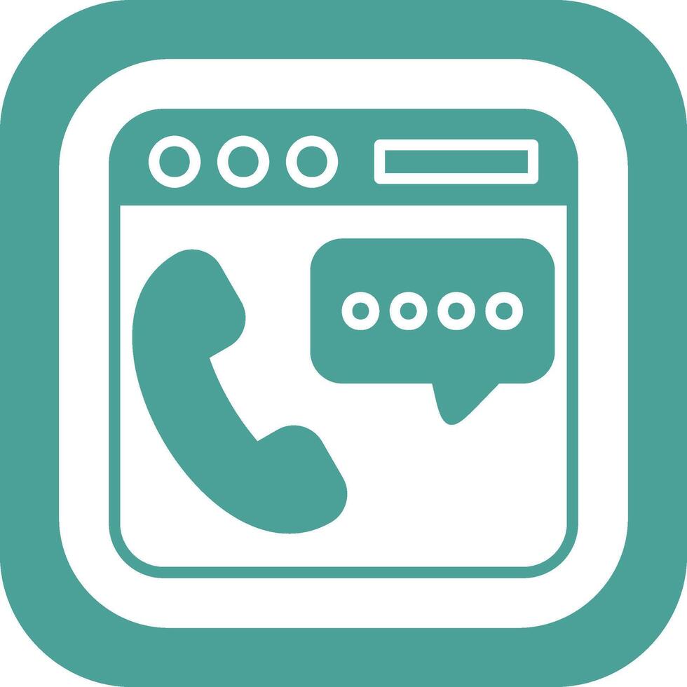 Phone Chat Vector Icon