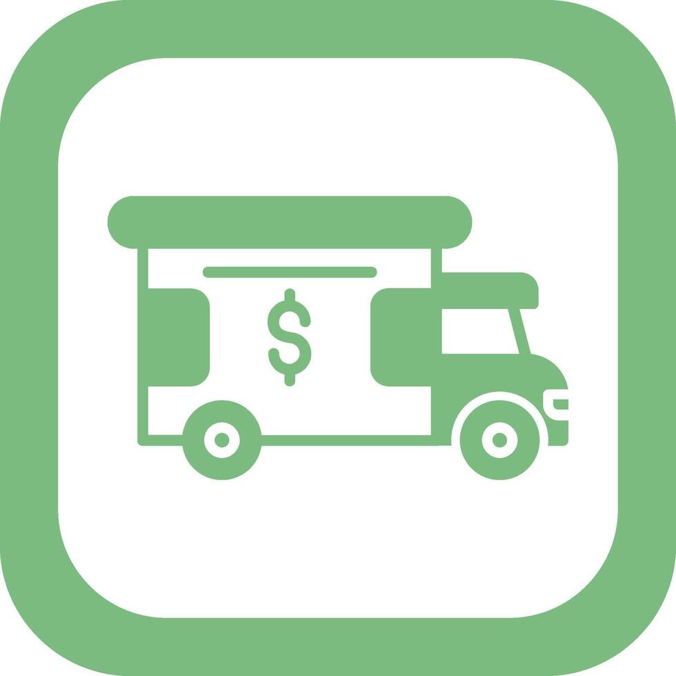Bank Truck Vector Icon