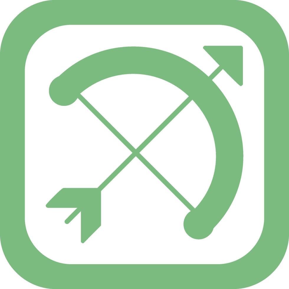 Bow And Arrow Vector Icon