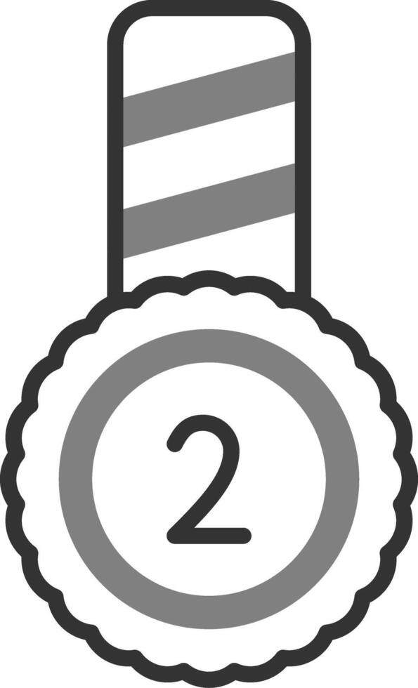 Second Place Vector Icon