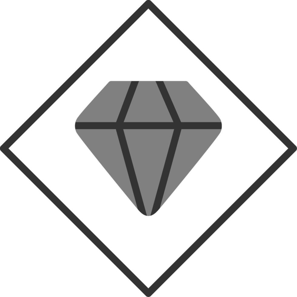 icono de vector de diamante