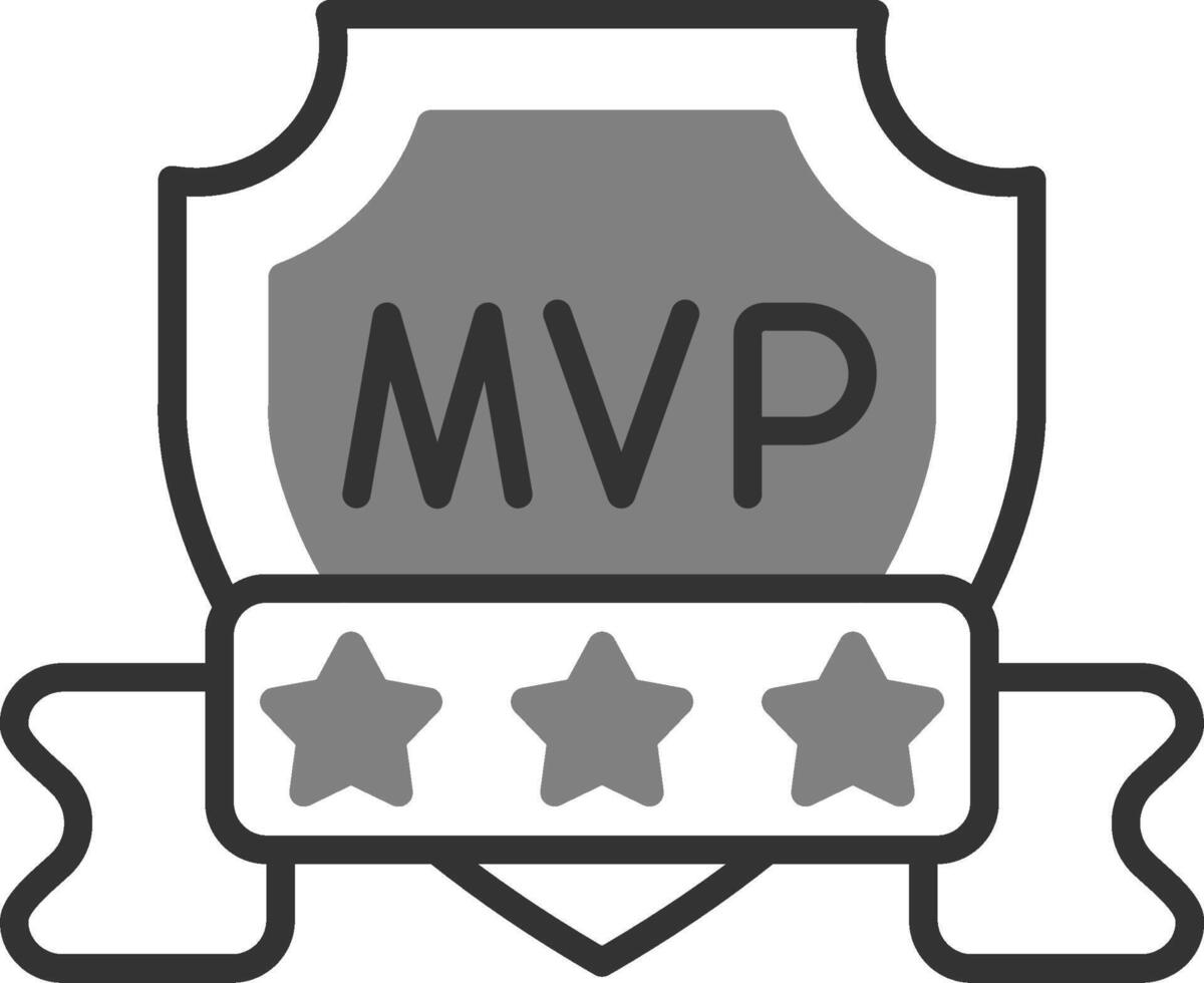 icono de vector de mvp