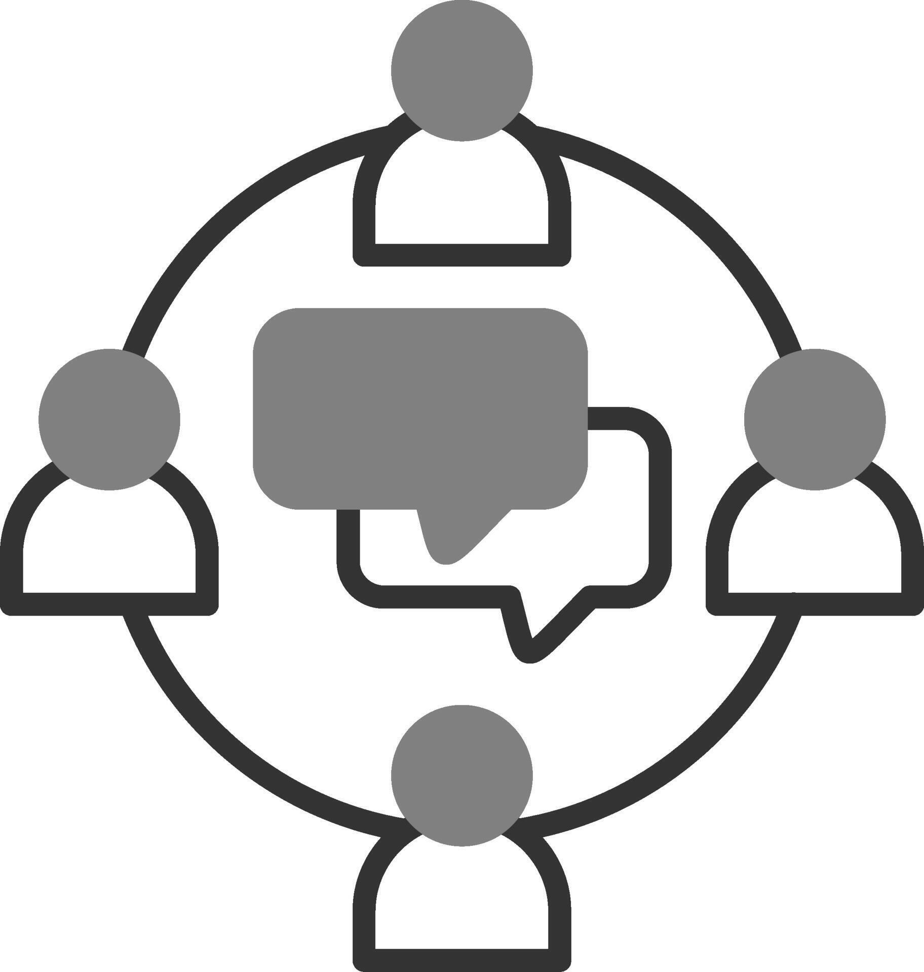 Group Chat Vector Icon 37399217 Vector Art at Vecteezy