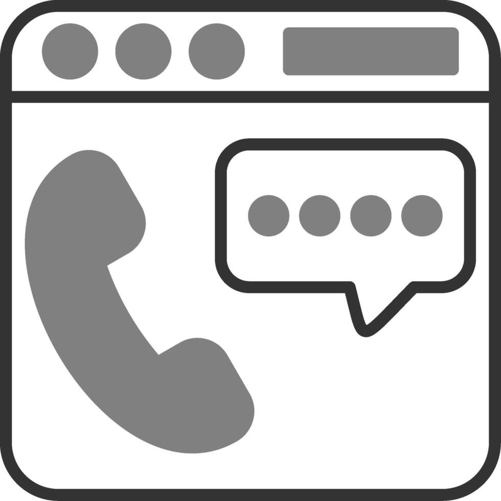 Phone Chat Vector Icon