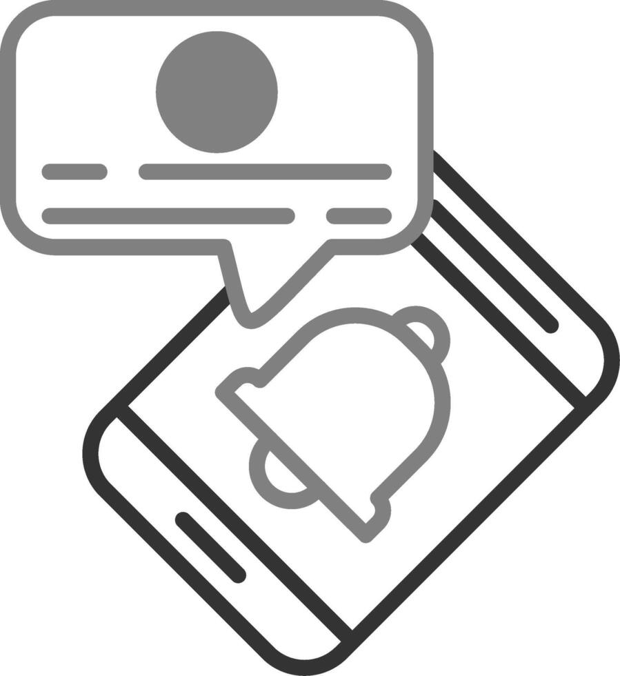 Chat Notification Vector Icon