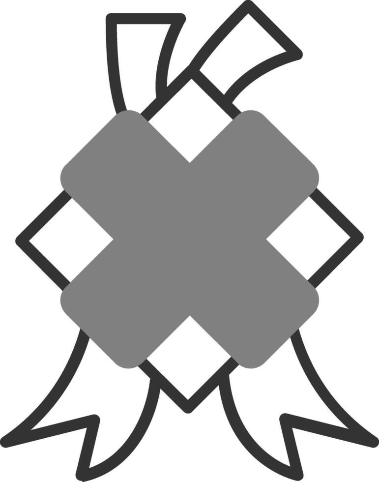 icono de vector de ketupat