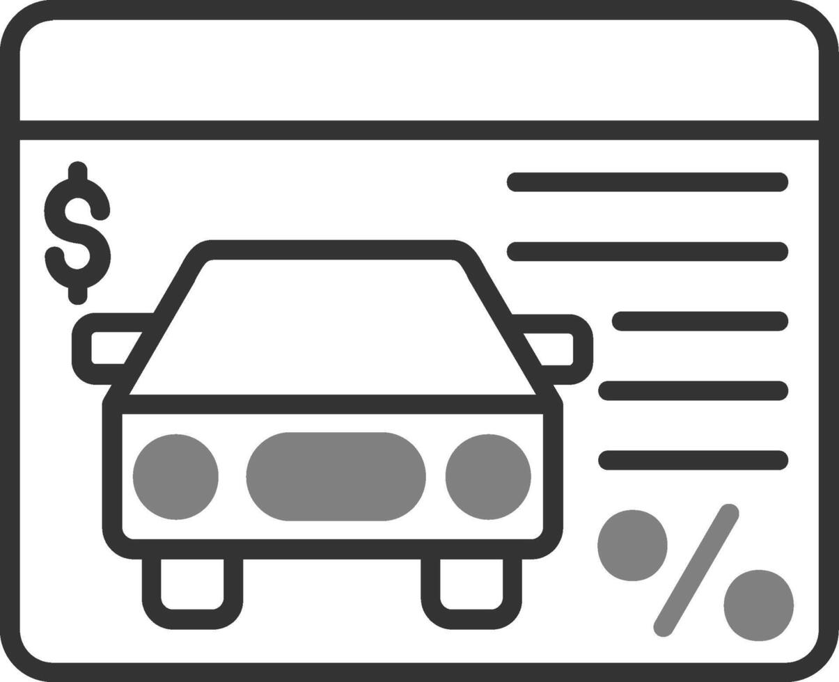 Car Loan Vector Icon