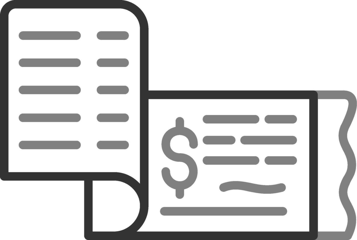 Cheque Vector Icon