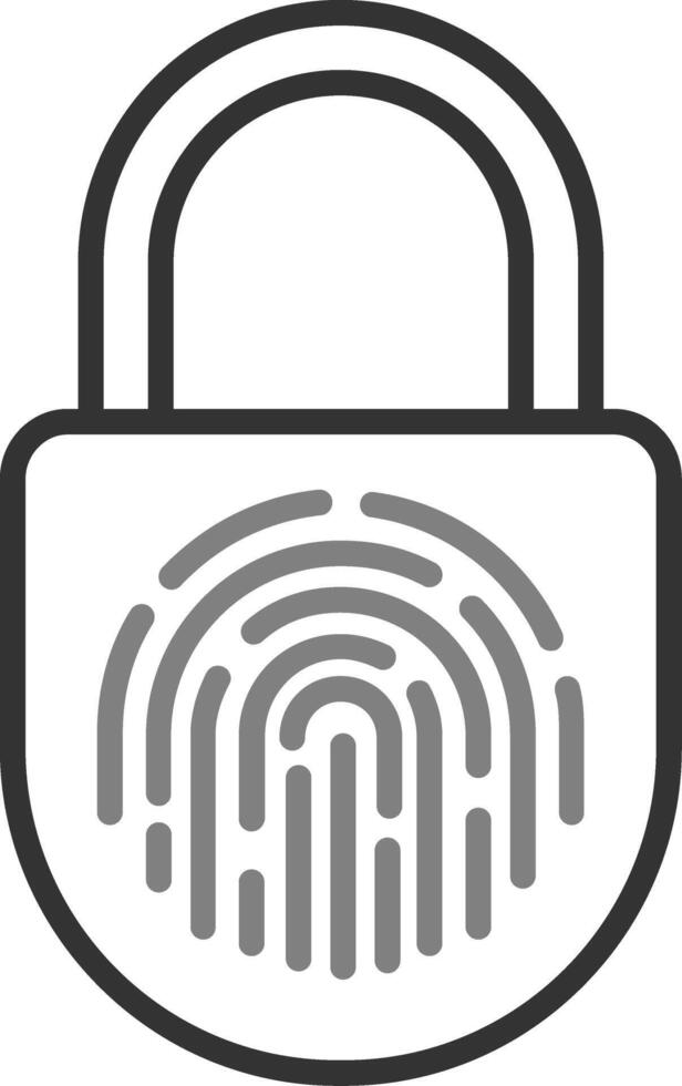 Fingerprint Vector Icon