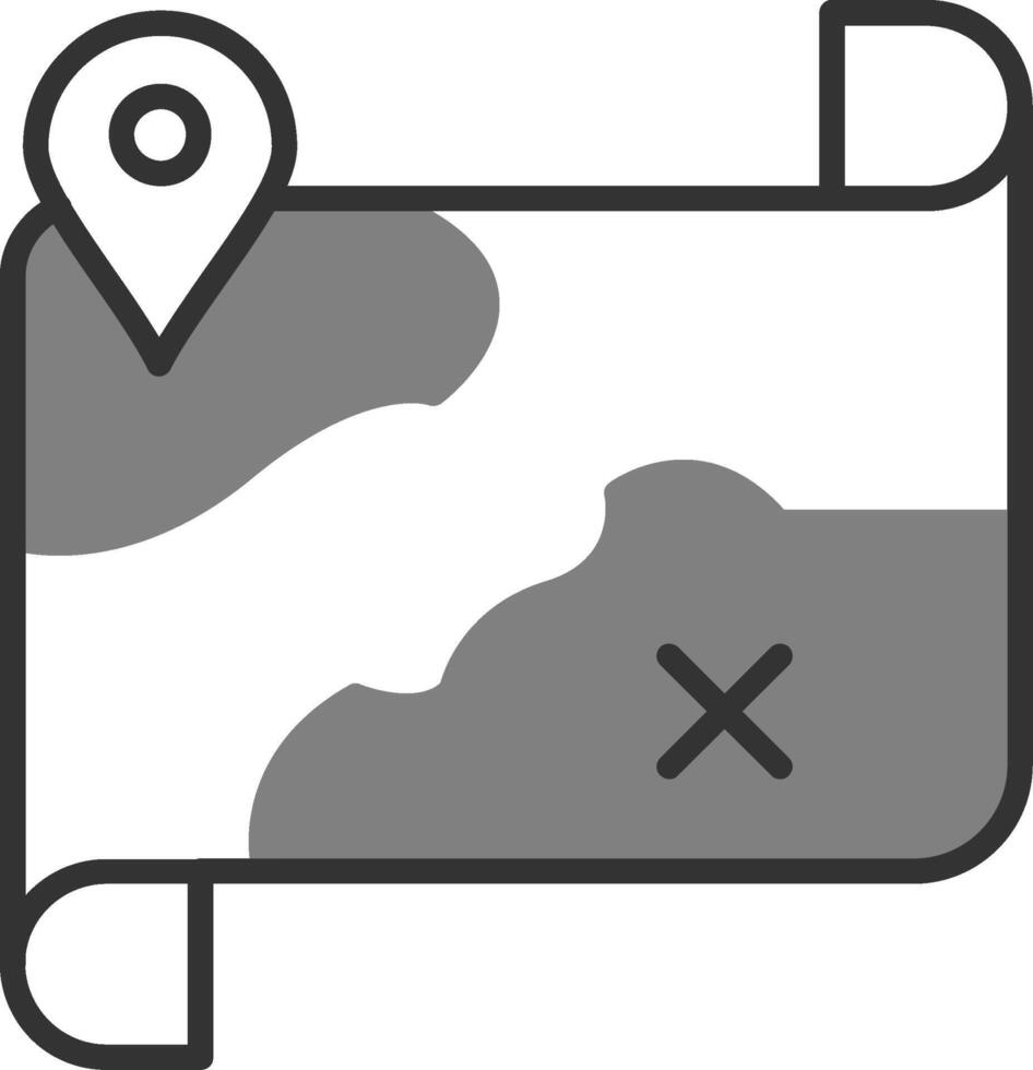 icono de vector de mapa