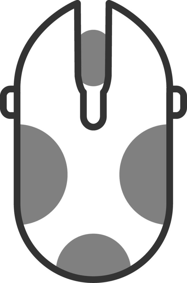 icono de vector de ratón de computadora