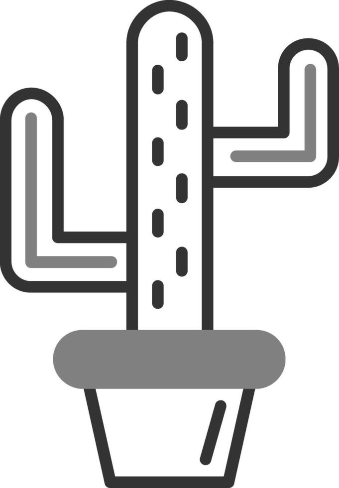 icono de vector de cactus