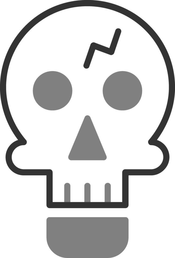 Skull Island Vector Icon