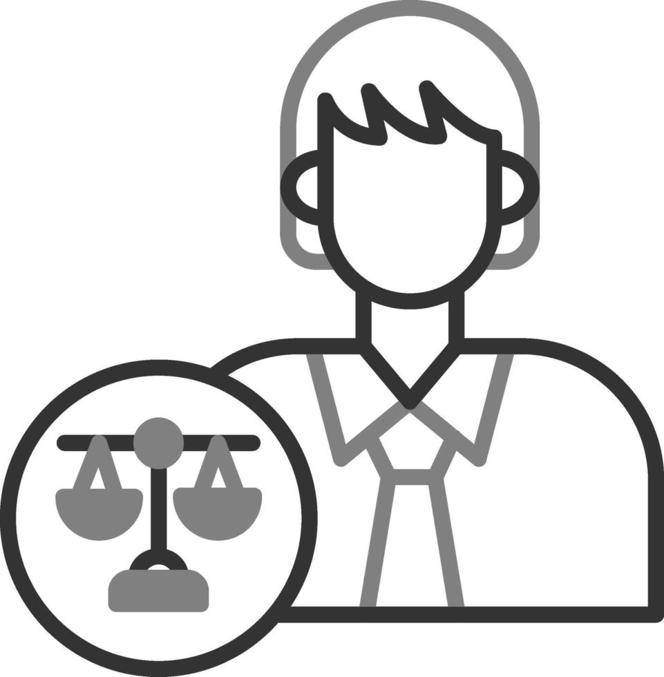 Lawyer Vector Icon