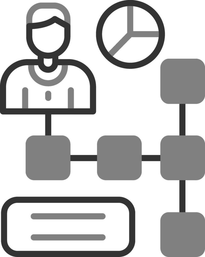 Hierarchical Structure Vector Icon