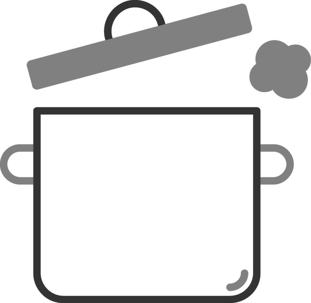 icono de vector de olla de cocina