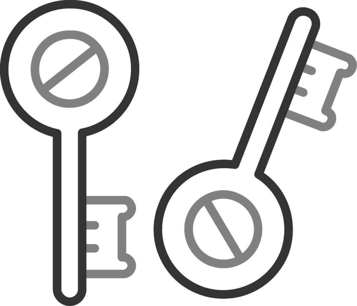 House Key Vector Icon