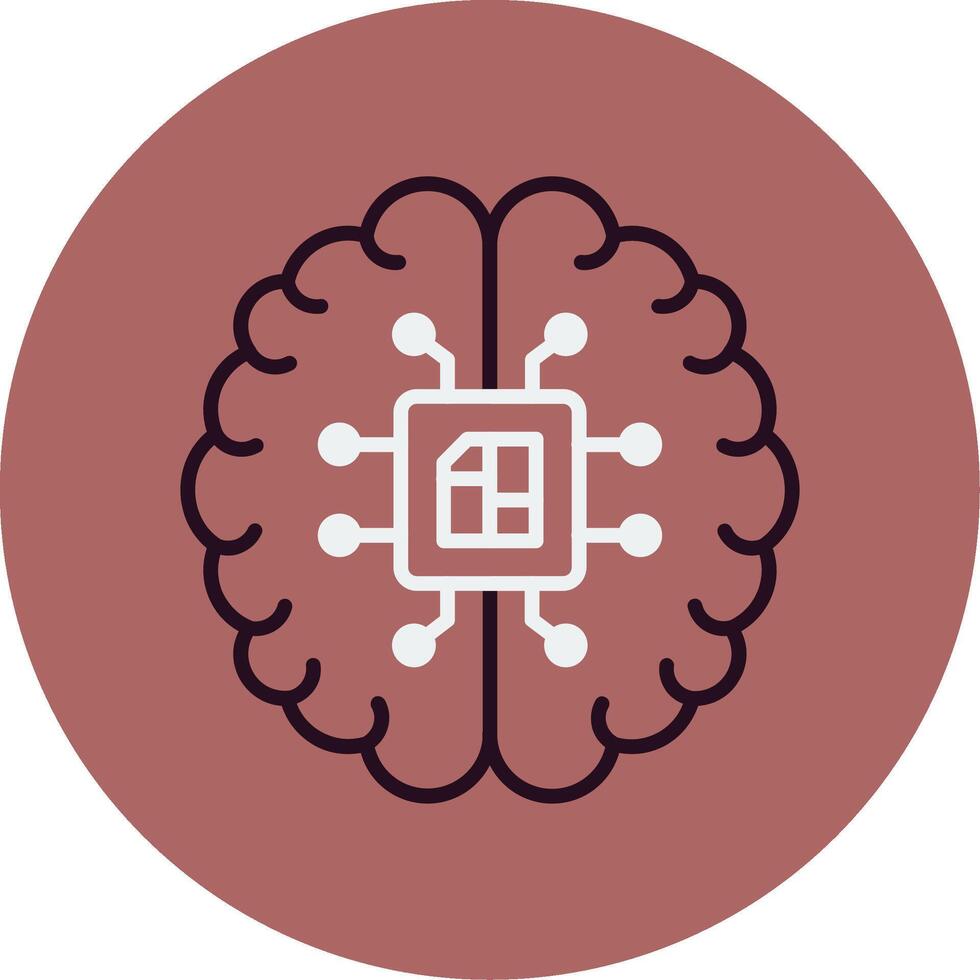 Artificial Intelligence Vector Icon