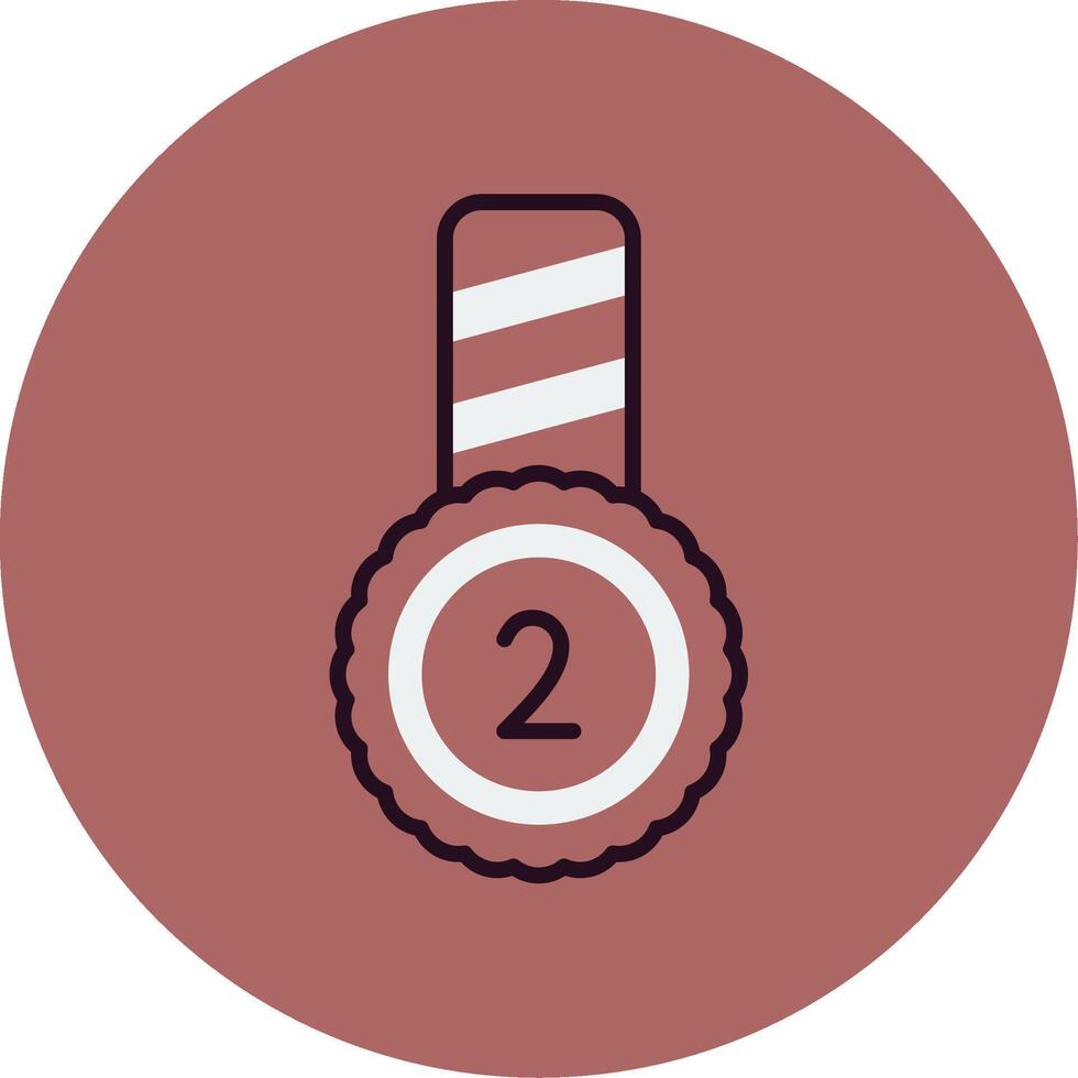 Second Place Vector Icon
