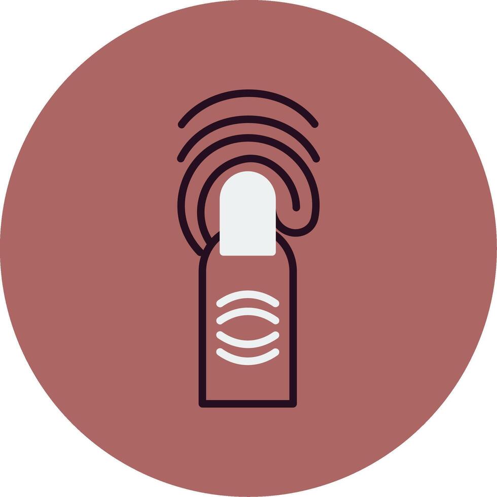 Fingerprint Vector Icon