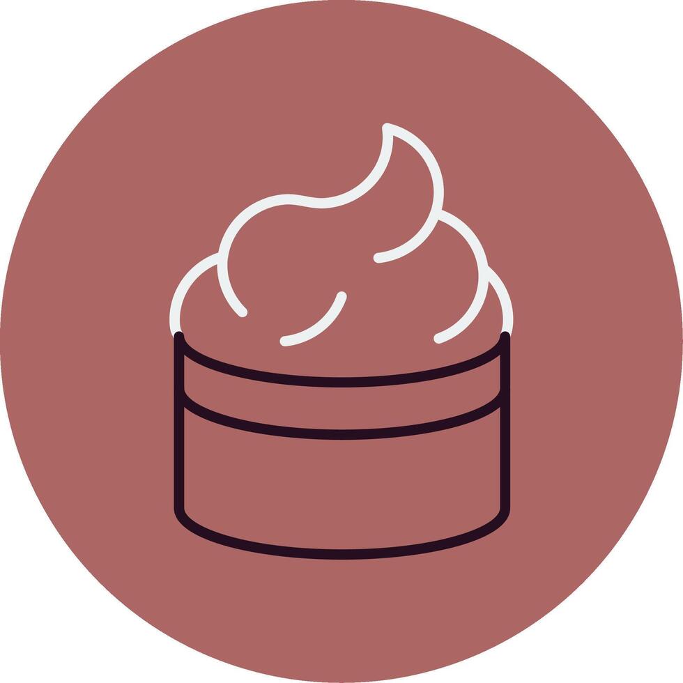 Cream Vector Icon