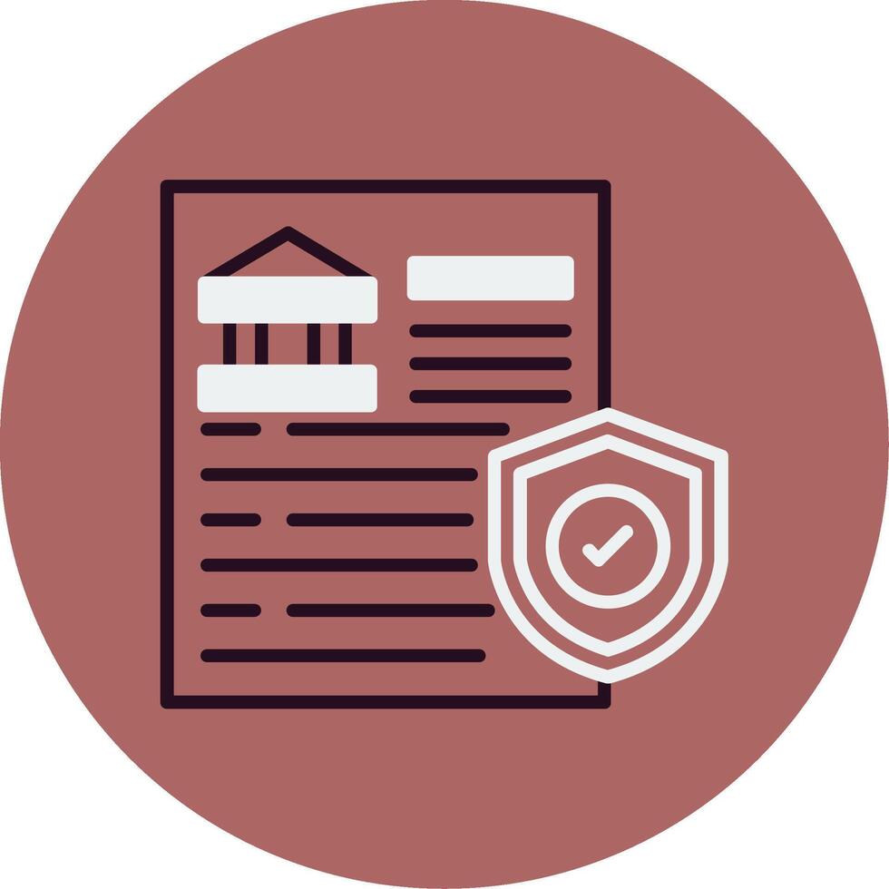 Home Insurance Vector Icon