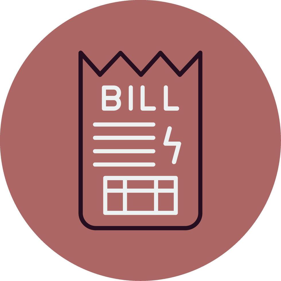 Bill Vector Icon