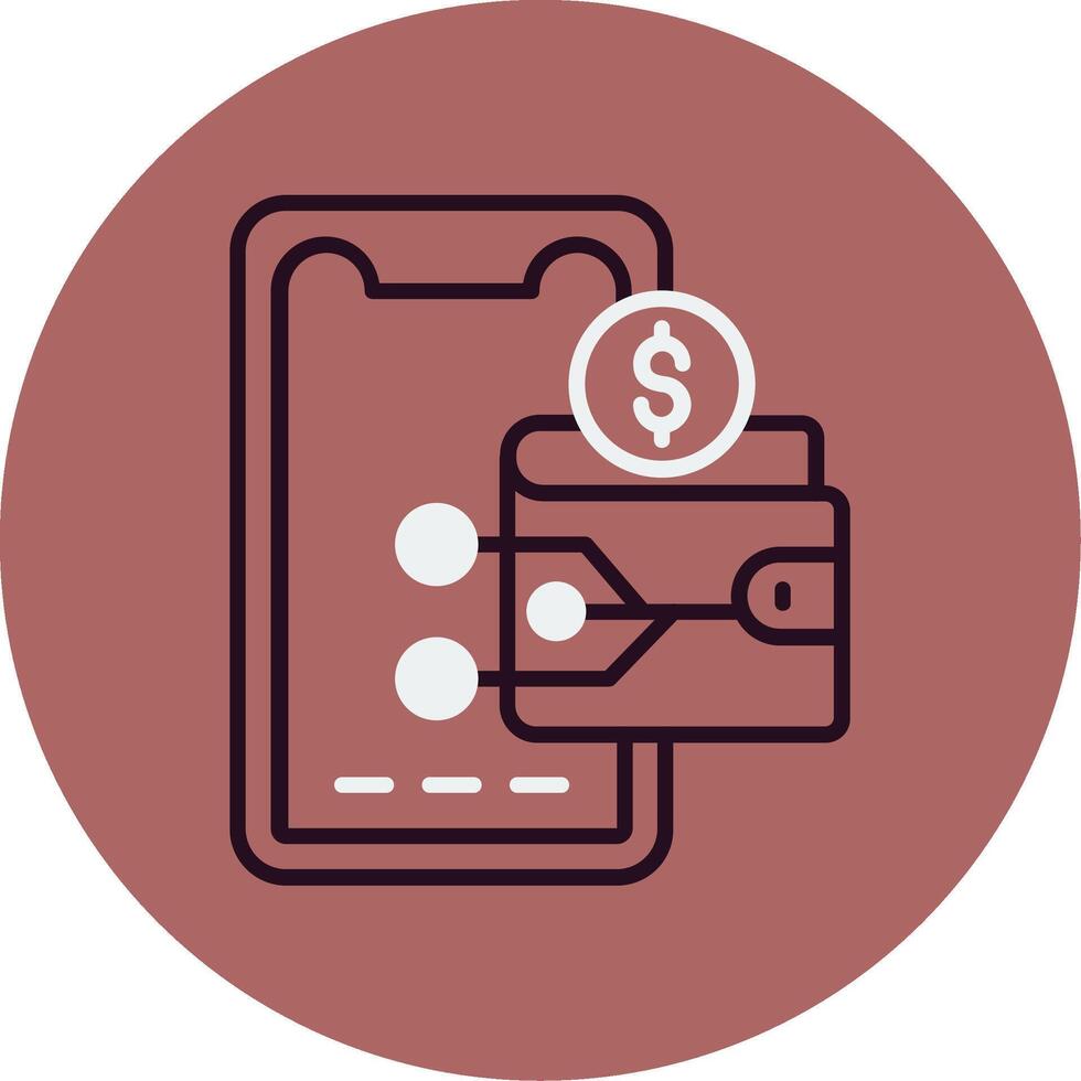 Digital Wallet Vector Icon