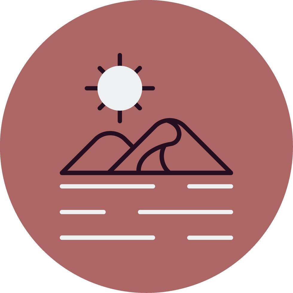 Desert Vector Icon