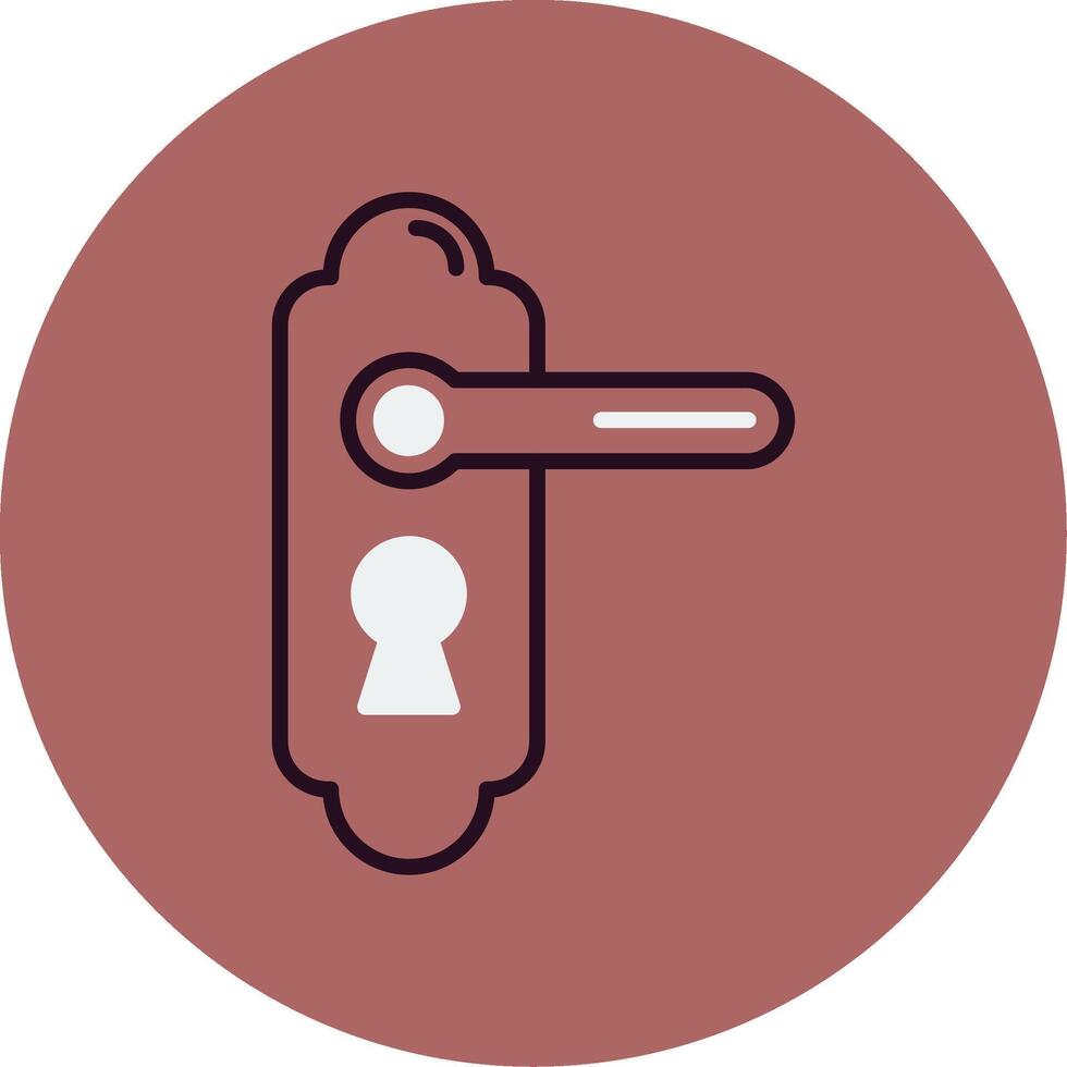 Door lock Vector Icon