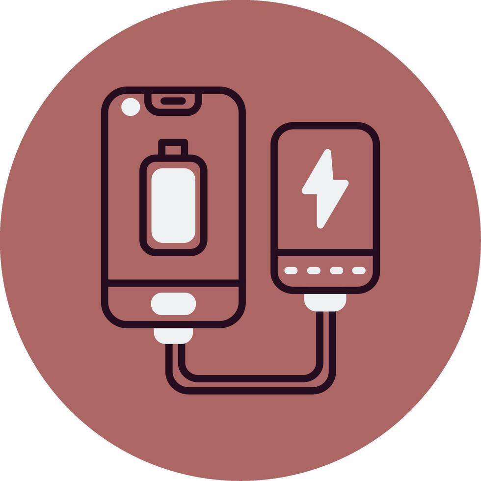 Portable Battery Vector Icon