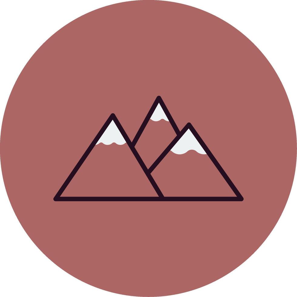 Rocky Mountains Vector Icon