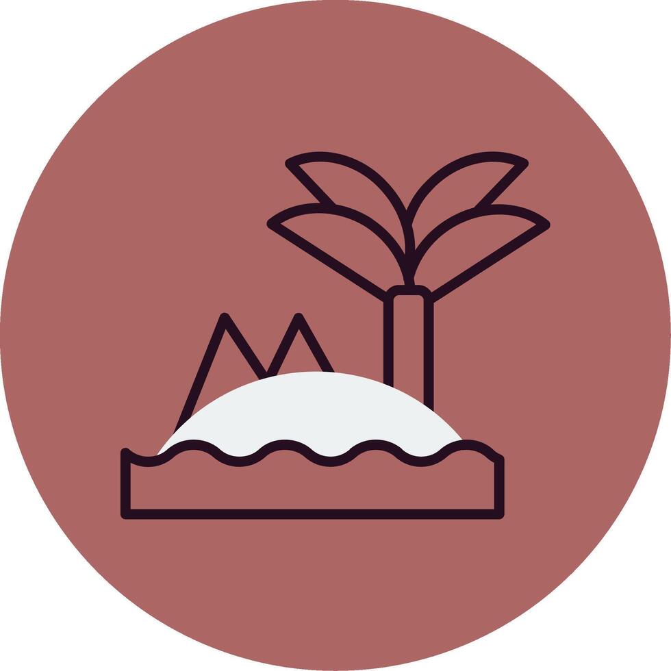 Island Vector Icon