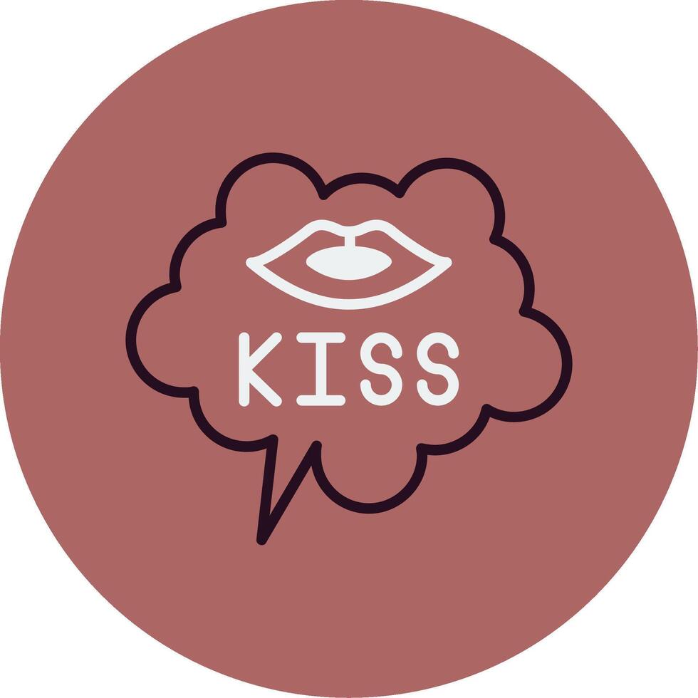 Kiss Vector Icon