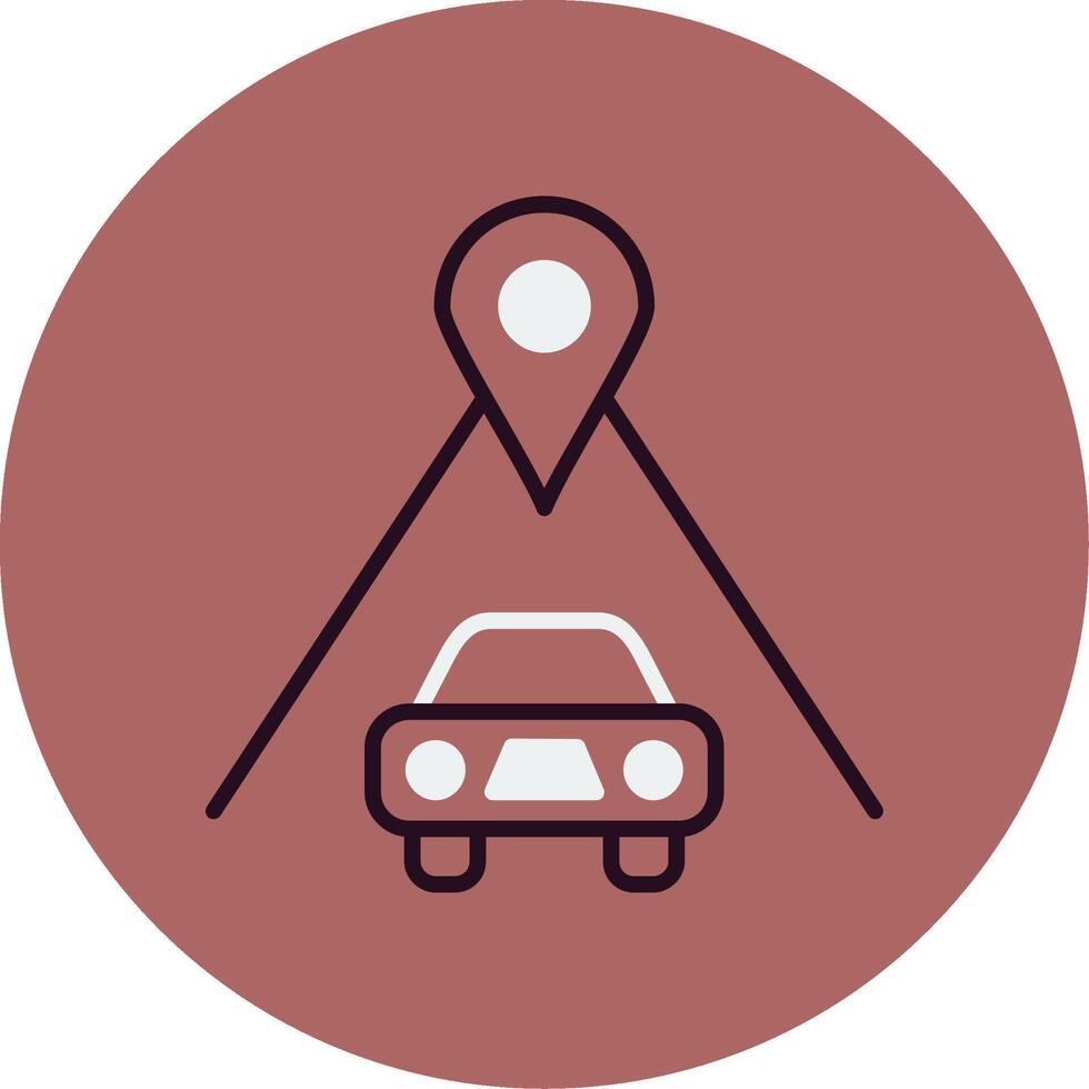 icono de vector de carretera