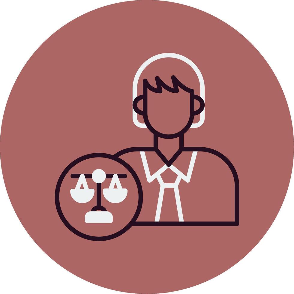 Lawyer Vector Icon