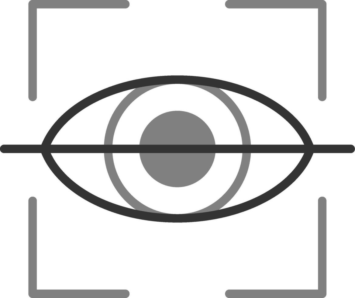 Retinal Scanner Vector Icon