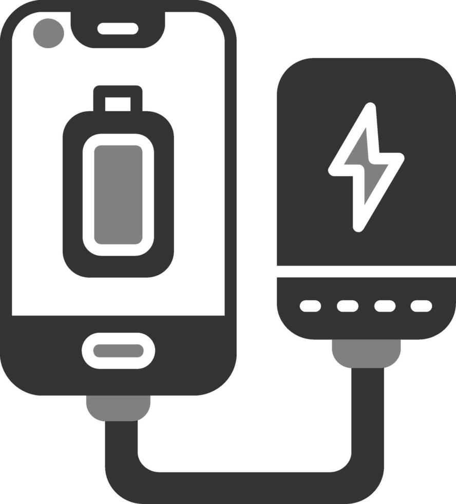 Portable Battery Vector Icon