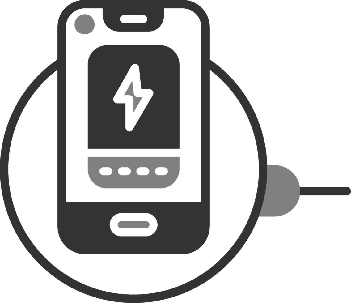 Wireless Charger Vector Icon