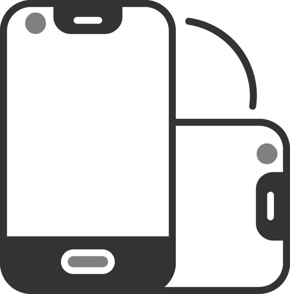 Foldable Smartphone Vector Icon