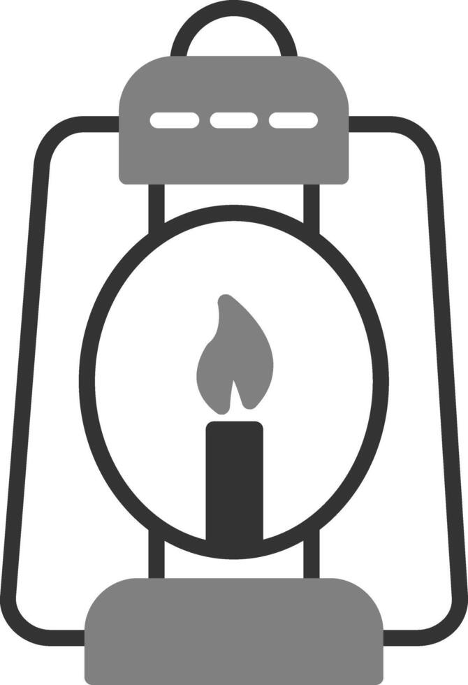 Oil Lamp Vector Icon