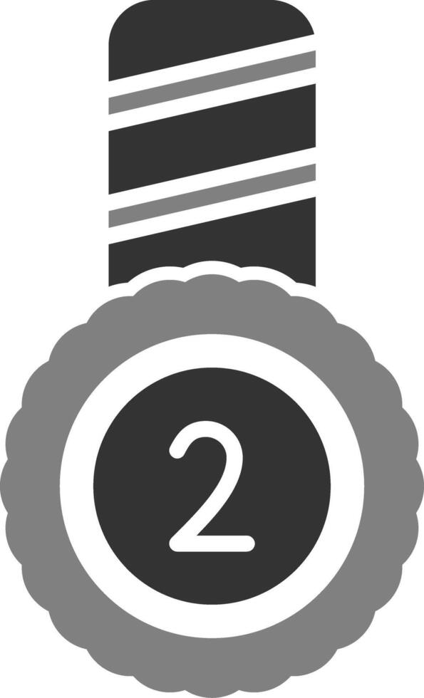 Second Place Vector Icon